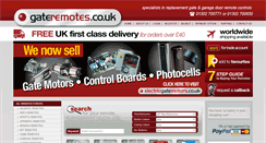 Desktop Screenshot of gateremotes.co.uk